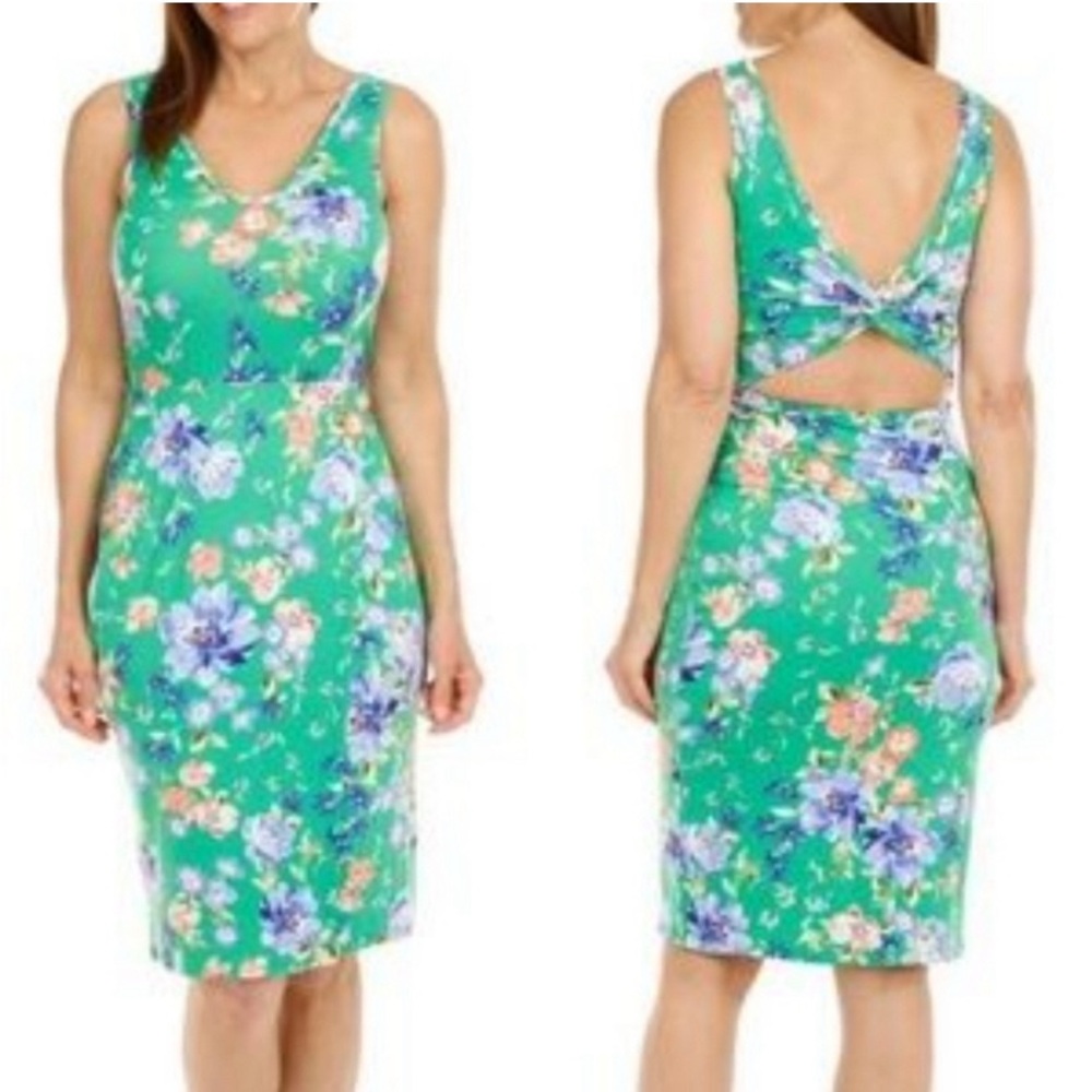 BCBG Paris Tank Dress 👗 Faux Wrap Dress